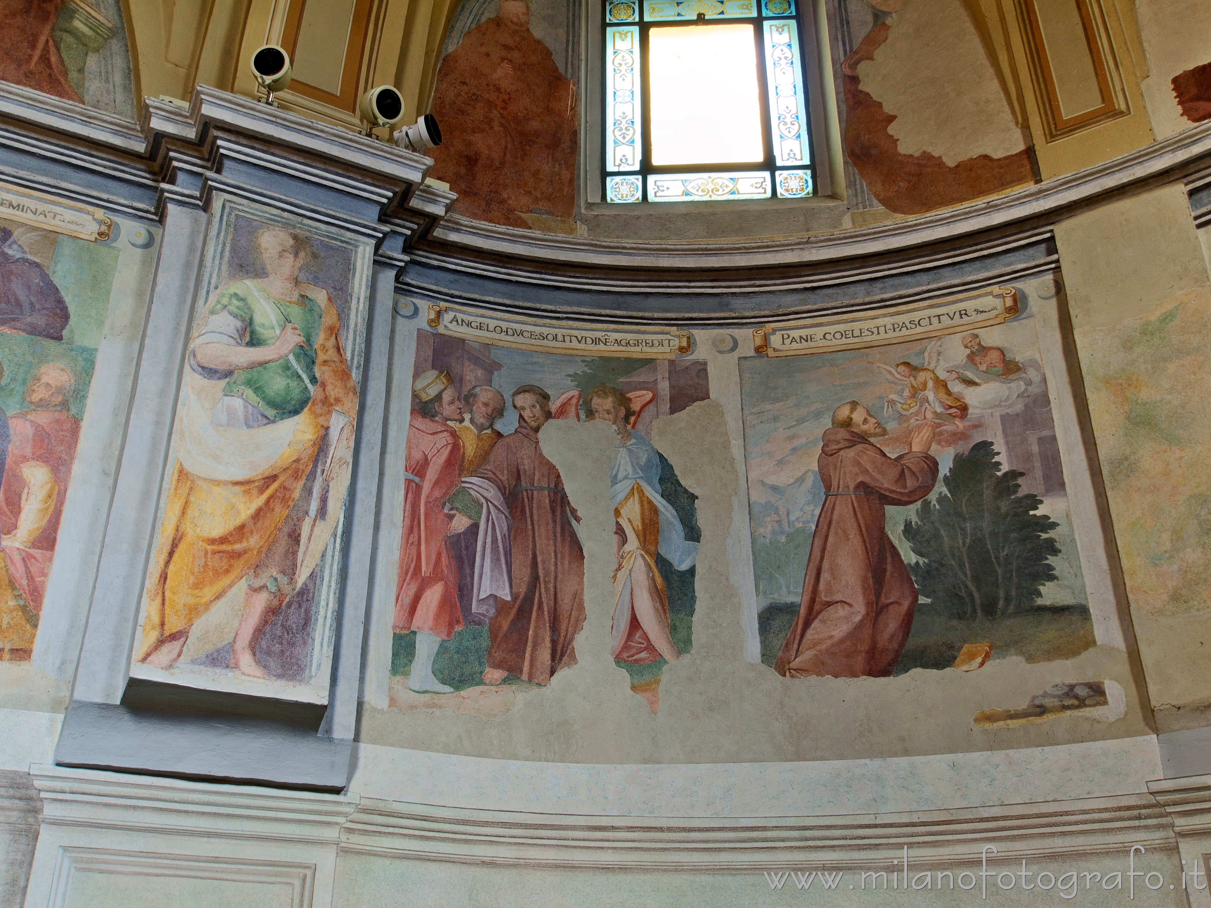 Milan (Italy) - Frescoes depicting episodes of the life of Saint Matronian in the Church of Sant'Ambrogio ad Nemus - Full resolution picture